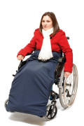 3 in 1 fleecy wheely apron suitable for wheelchair use