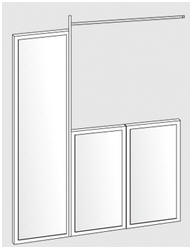 EASA Evolution customer shower door and panel configurations