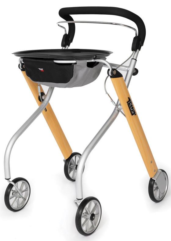 The trendy LET'S GO Indoor rollator from TRUST CARE