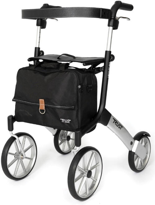 The 'Let's Go Out' Rollator by TRUST - Modern, Light and Elegant.