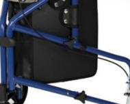 Metallic Blue colour option for the tri-wheel rollator