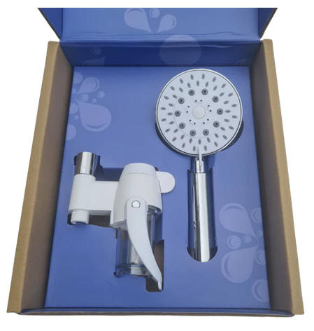 Retail packaged Shower Spaah - Gel mixer dispenser & bubble shower handset