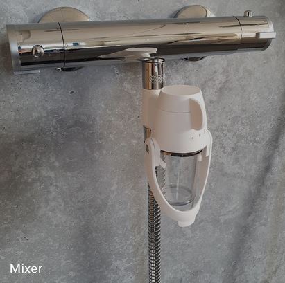 Shower Spaah in conjunction with a Shower Mixer