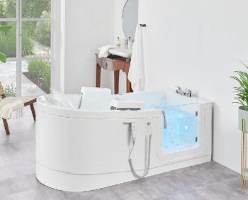 Easy Riser walk in bath with powered lift and recline seat