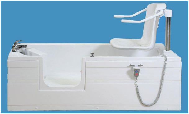 AVENTIS walk in power lift bath with seat