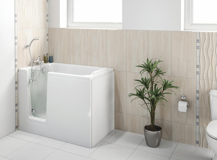 Ultra modern - the PRIYA tub style walk in bath