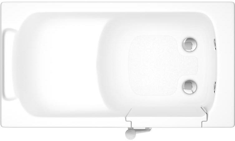 Caversham tub style bath - top view