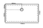 Aquadec AD15 1700 mm x 850mm