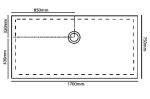 Aquadec AD14 1700mm x 750mm