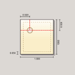 Aquadec AD2 diagram 1000mm x 1000mm