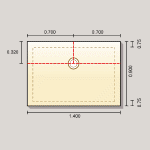 Aquadec AD6 1400mm x 900mm