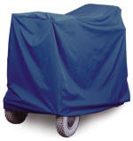 Lightweight weatherproof storage cover for a mobility buggy