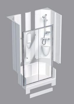 Coram shower pods - guaranteed leak free for life