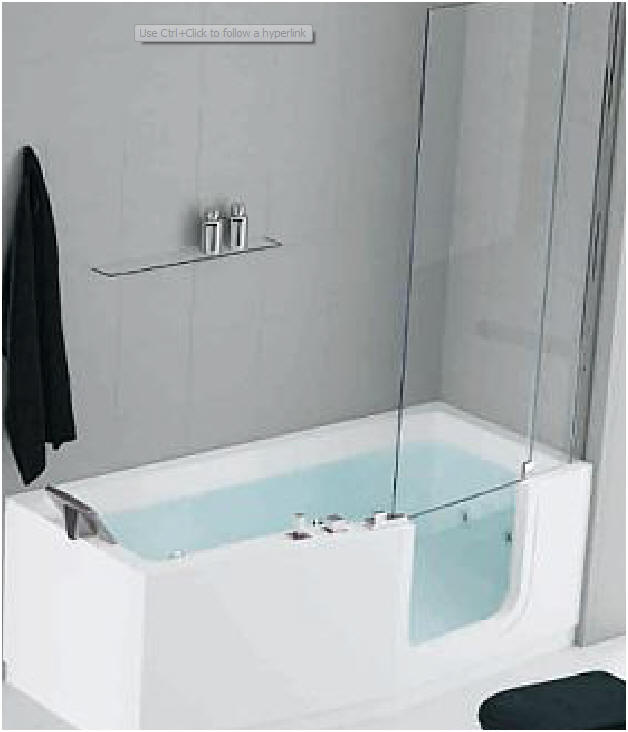 IRIS walk in shower bath